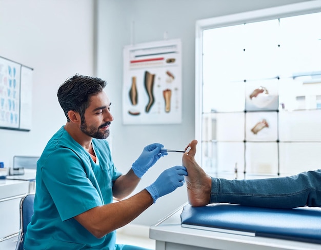 Podiatrist consultation