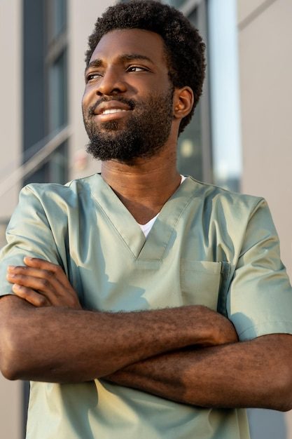 Mr Oscar Isaac Ndwandwe during a consultation